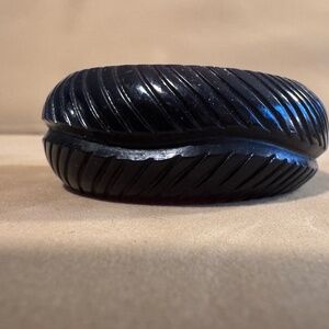 Black Wooden Banlge.